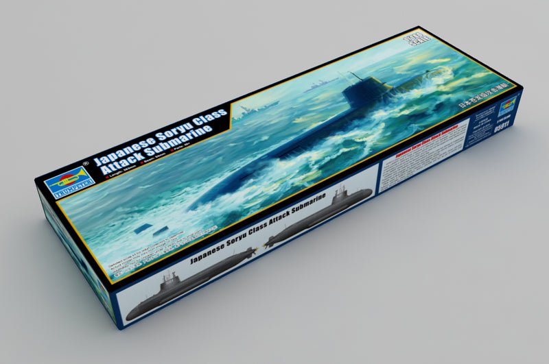 Trumpeter Scale Models 5911 1/144 Japanese Soryu Class Attack Submarine Model Kit