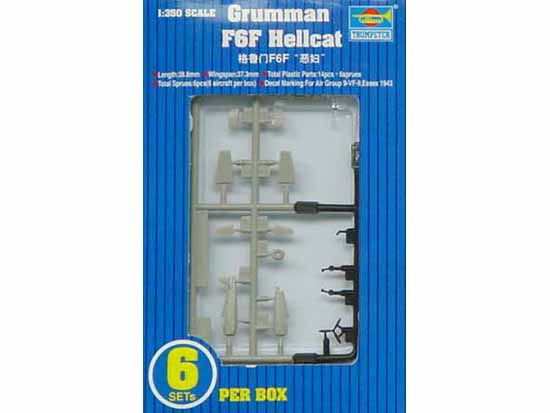 Trumpeter Scale Models 6210 1/350 F-6F Hellcat Aircraft Set Model Kit