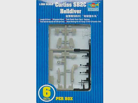 Trumpeter Scale Models 6211 1/350 Curtiss SB2C Helldiver Aircraft Set Model Kit