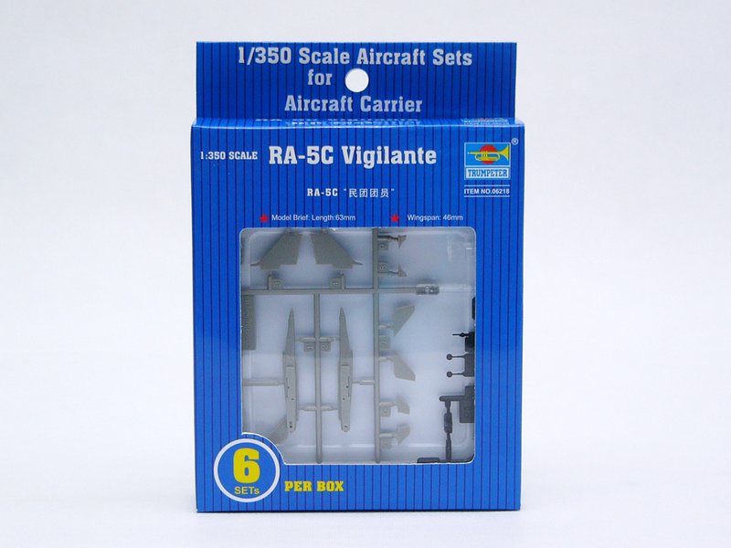 Trumpeter Scale Models 6218 1/350 RA-5C Vigilante Aircraft Set Model Kit