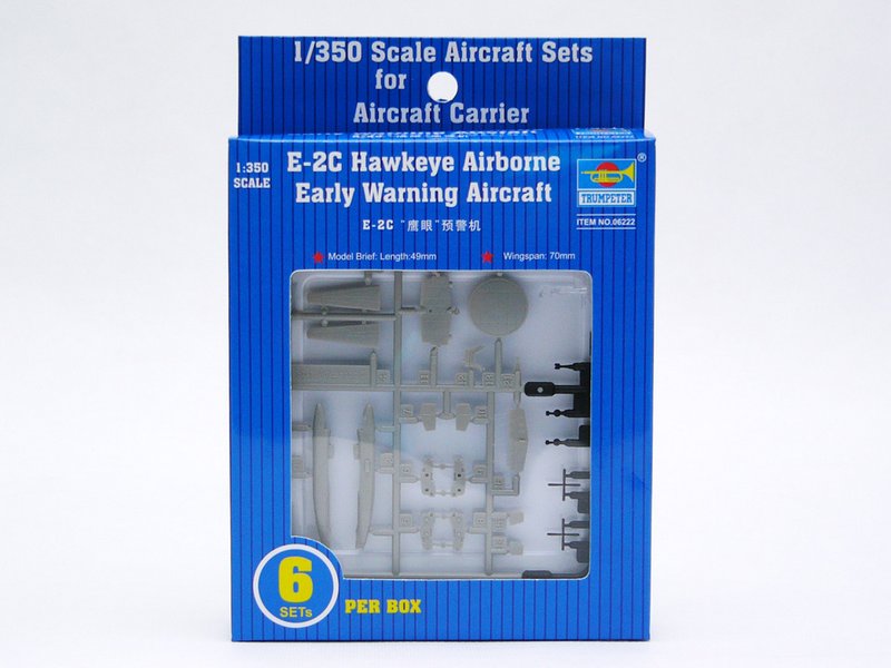 Trumpeter Scale Models 6222 1/350 E-2C Hawkeye Aircraft Set Model Kit