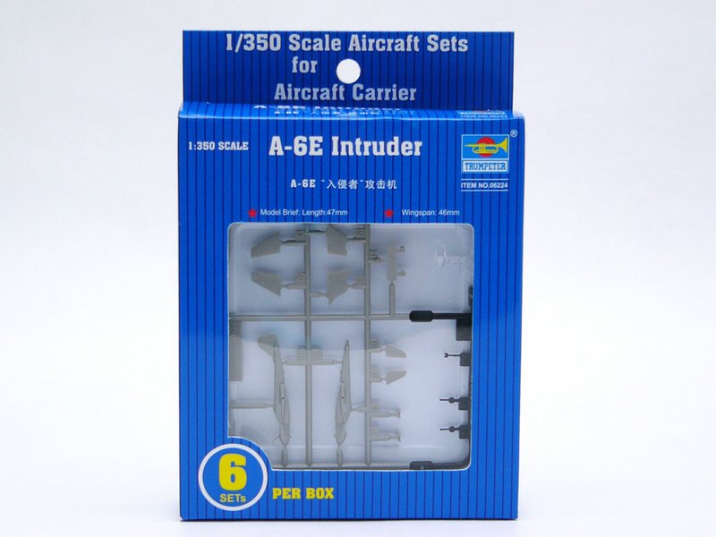 Trumpeter Scale Models 6224 1/350 A-6E Intruder Aircraft Set Model Kit