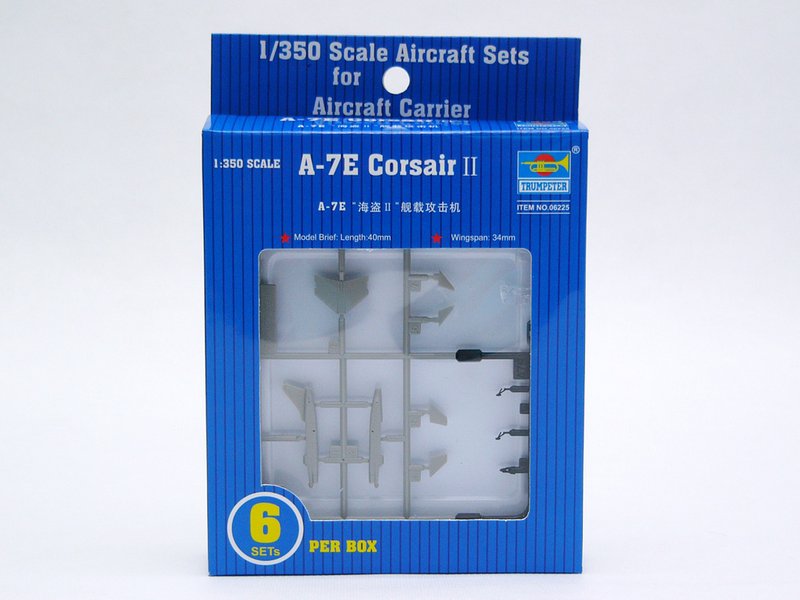 Trumpeter Scale Models 6225 1/350 A-7E Corsair II Aircraft Set Model Kit