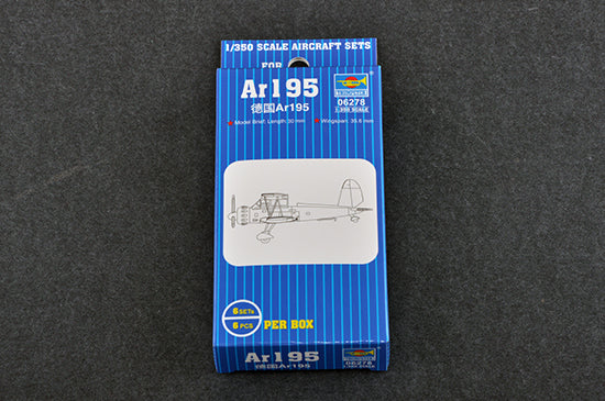 Trumpeter Scale Models 6278 1/350 Arado AR 195 Set Model Aircraft Kit
