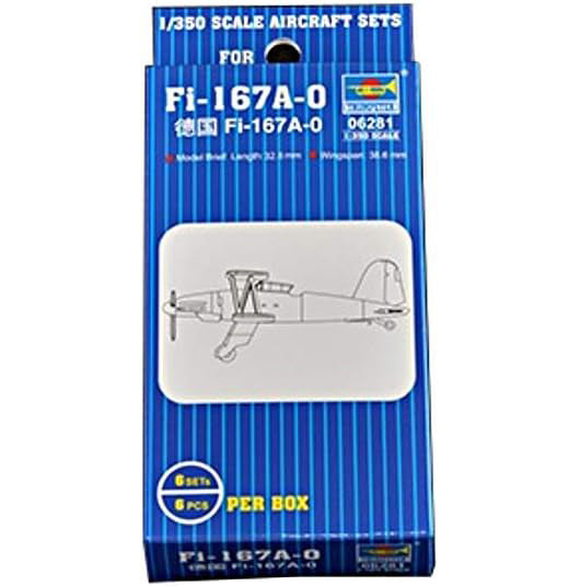 Trumpeter Scale Models 6281 1/350 Fieseler Fi-167 Set Model Aircraft Kit