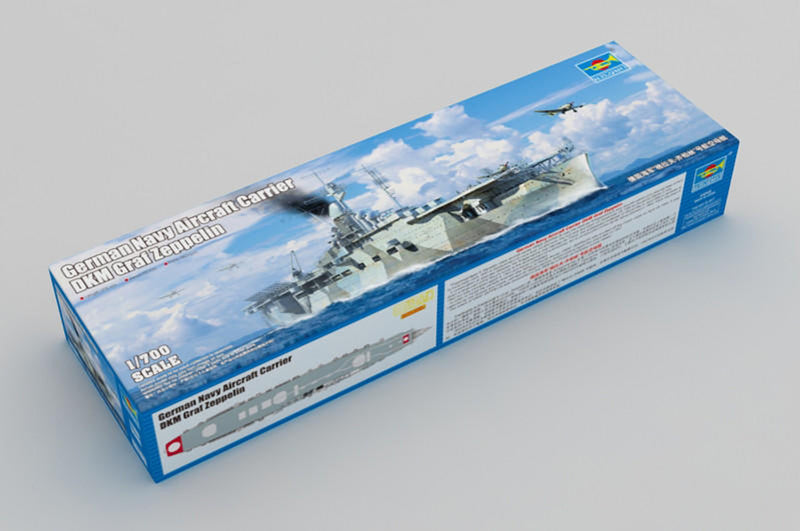Trumpeter Scale Models 6709 1/700 German DKM Graf Zeppelin Aircraft Carrier Model Kit