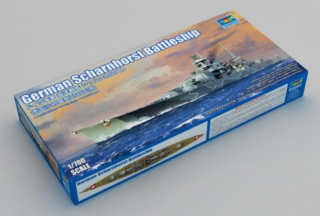 Trumpeter Scale Models 6737 1/700 German Scharnhorst Battleship Model Kit
