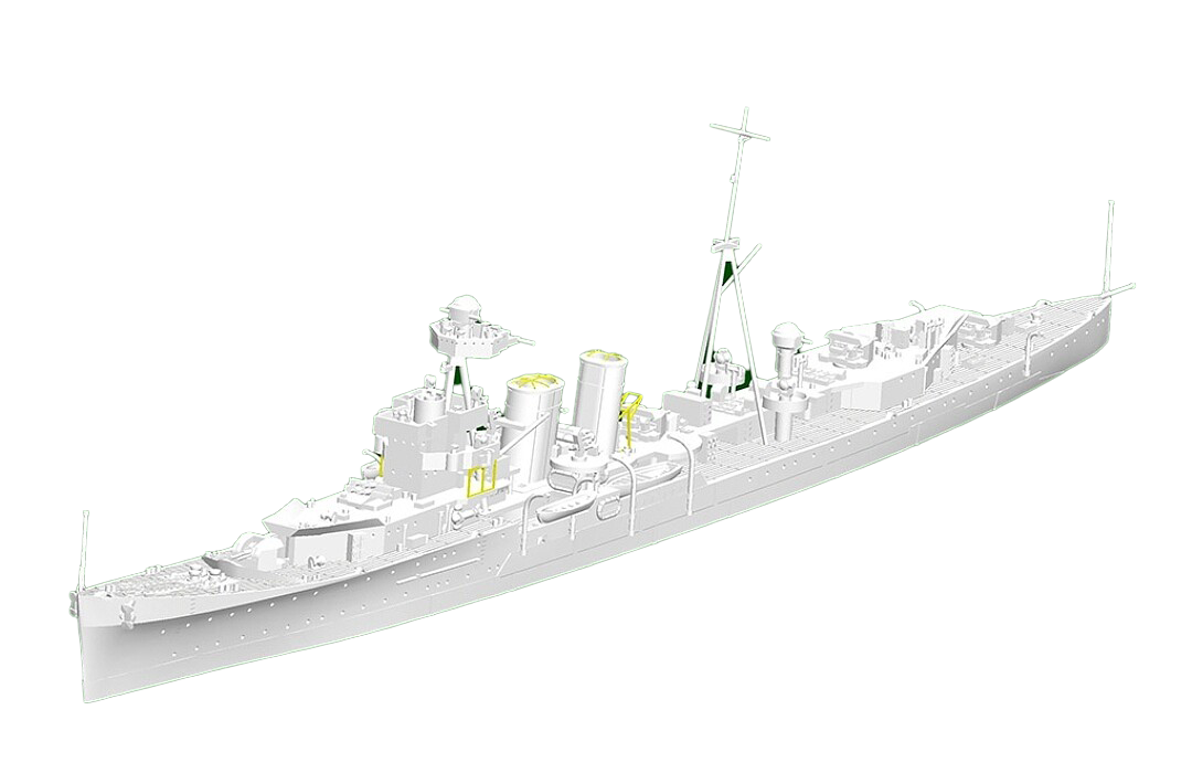 Trumpeter Scale Models 6741 1/700 HMS Calcutta Light Cruiser Model Ship Kit