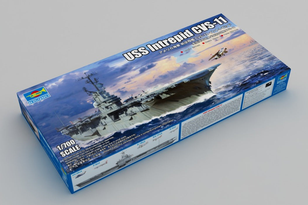 Trumpeter Scale Models 6743 1/700 USS Intrepid CVS11 Aircraft Carrier Model Kit
