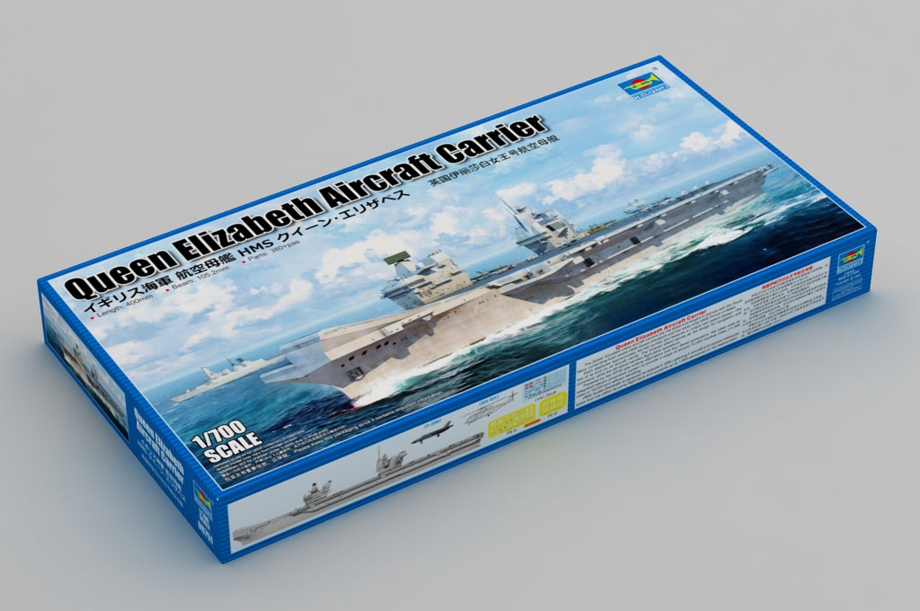 Trumpeter Scale Models 6751 1/700 HMS Queen Elizabeth British Aircraft Carrier Model Kit