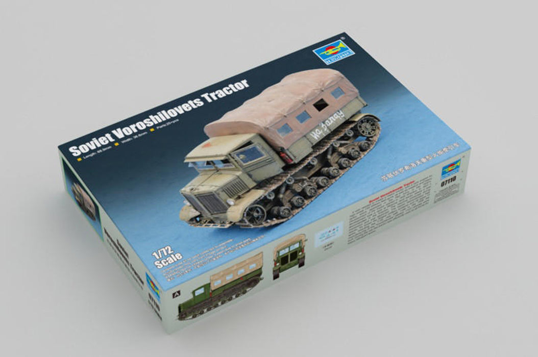 Trumpeter Scale Models 7110 1/72 Soviet Heavy Artillery Tractor Model Kit