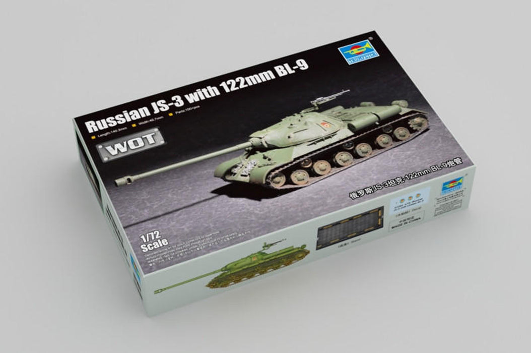 Trumpeter Scale Models 7163 1/72 Russian Js3 Tank with Gun Model Kit
