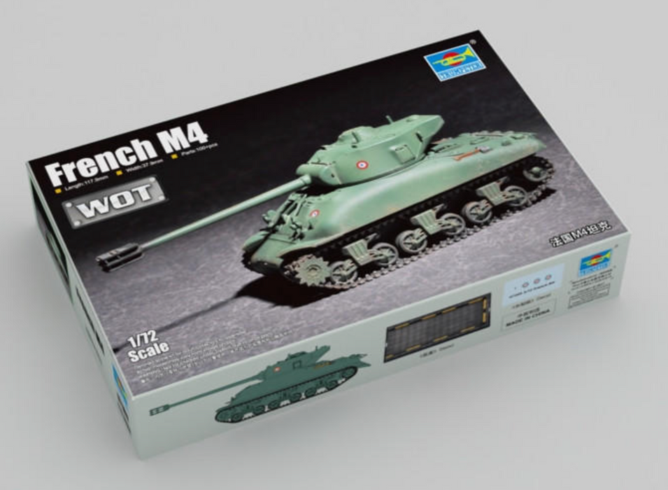 Trumpeter Scale Models 7169 1/72 French M4 Tank Model Kit