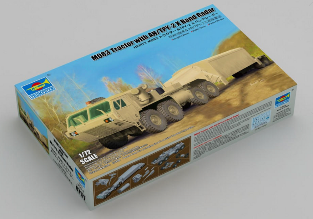 Trumpeter Scale Models 7177 1/72 M983 Tractor with AN/TPY2X Radar Model Kit
