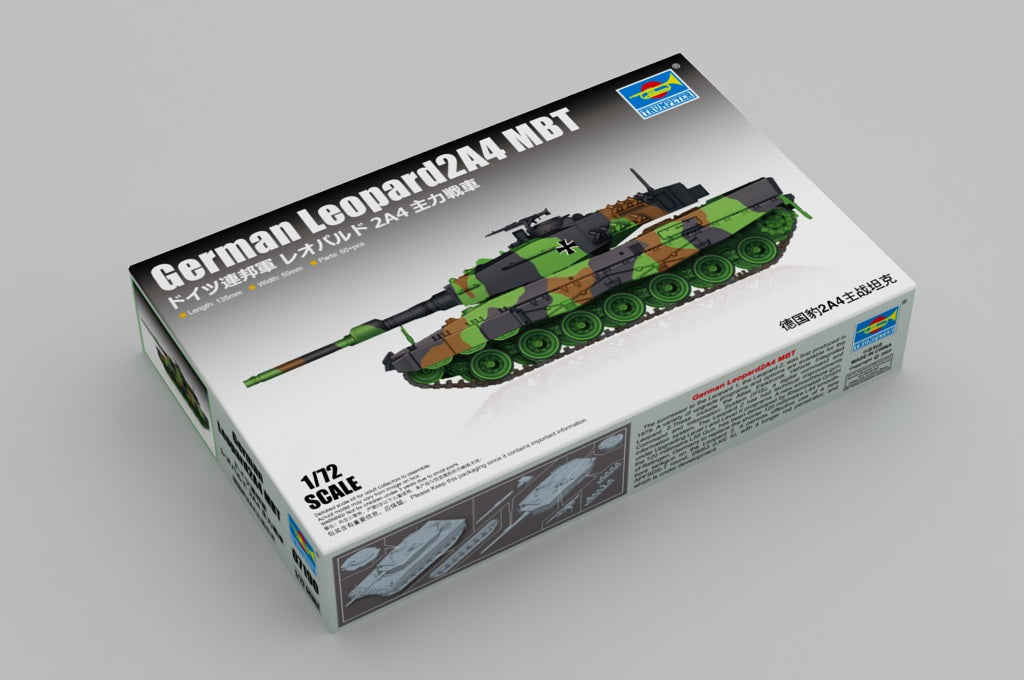 Trumpeter Scale Models 7190 1/72 German Leopard 2A4 MBT Model Tank Kit
