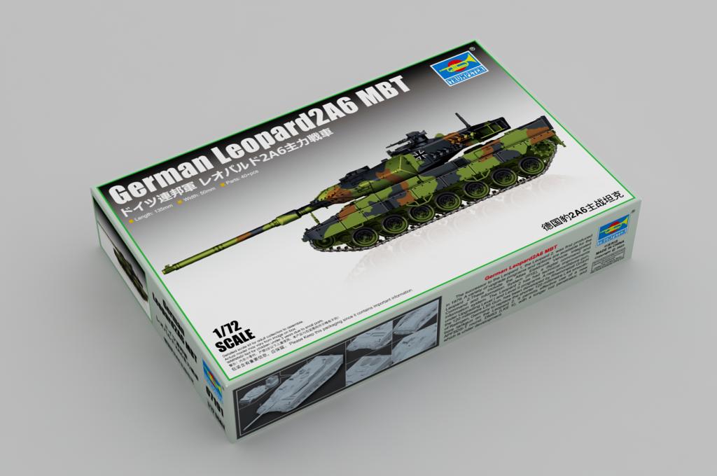 Trumpeter Scale Models 7191 1/35 German Leopard 2A6 MBT Model Tank Kit