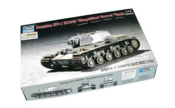 Trumpeter Scale Models 7234 1/72 Russian KV-1 Tank 1942 Model Kit