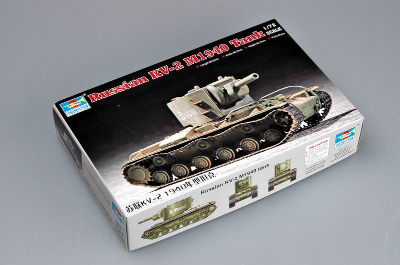Trumpeter Scale Models 7235 1/72 Russian Kv-2 Tank '40 Model Kit