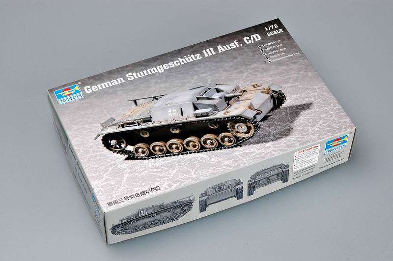 Trumpeter Scale Models 7257 1/72 German Sturmgeschütz Ⅲ Ausf. C/D Model Kit