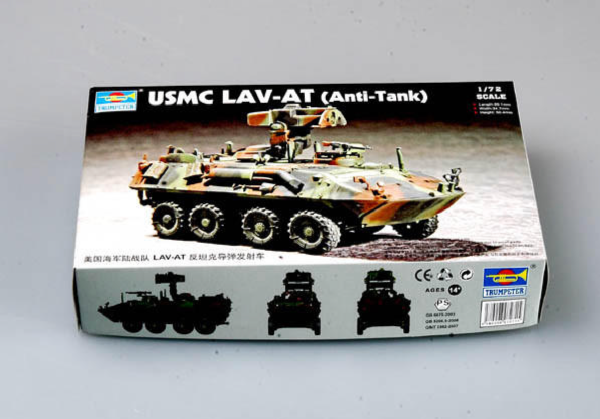 Trumpeter Scale Models 7271 1/72 USMC Lav-At Anti-Tank Model Kit ...