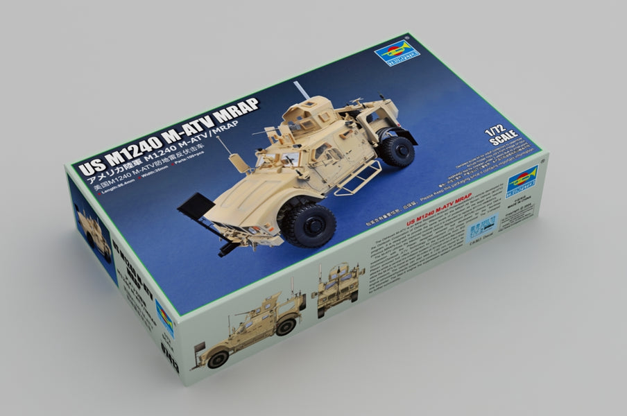 Trumpeter Scale Models 7413 1/72 M1240 M-ATV MRAP Model Kit — White ...