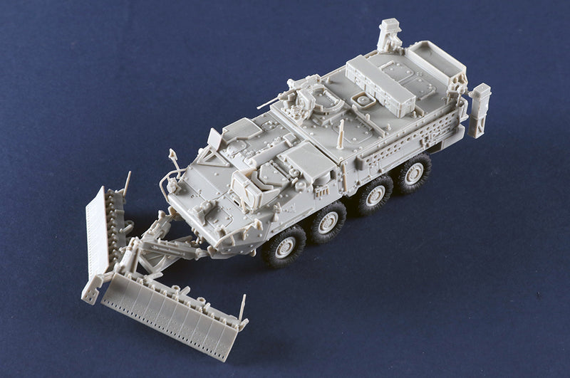 Trumpeter Scale Models 7427 1/72 M1132 Stryker Vehicle with Surface Mine Plow Model Kit