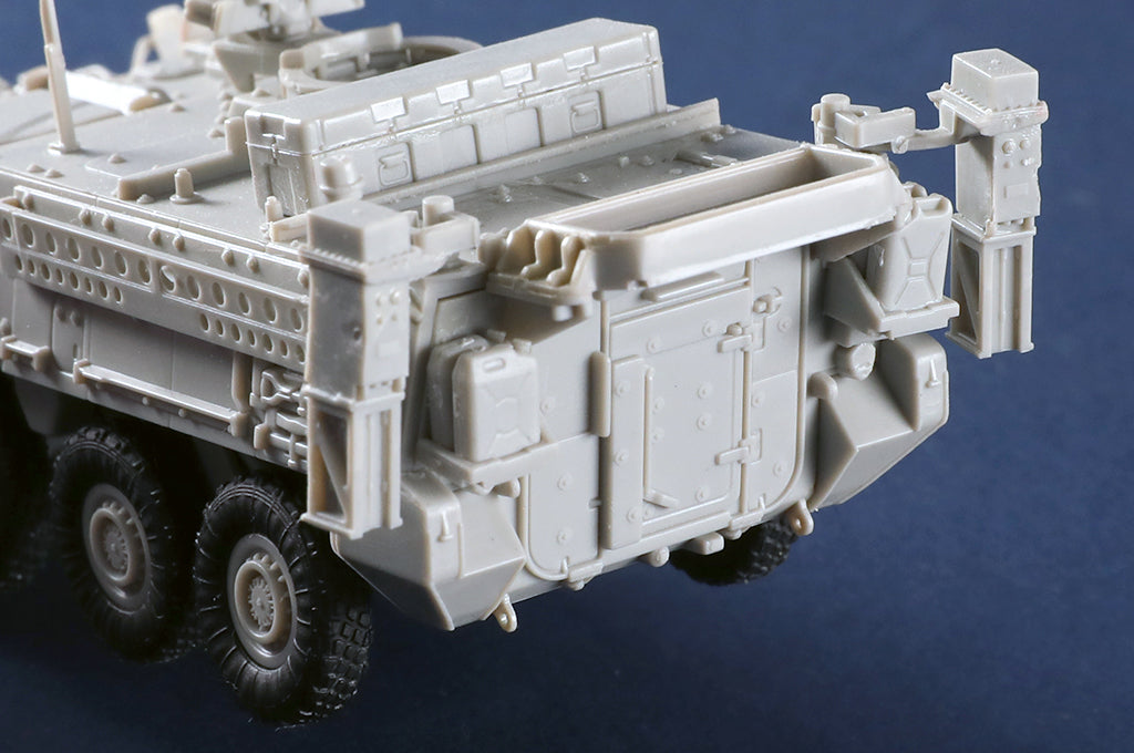 Trumpeter Scale Models 7427 1/72 M1132 Stryker Vehicle with Surface Mine Plow Model Kit