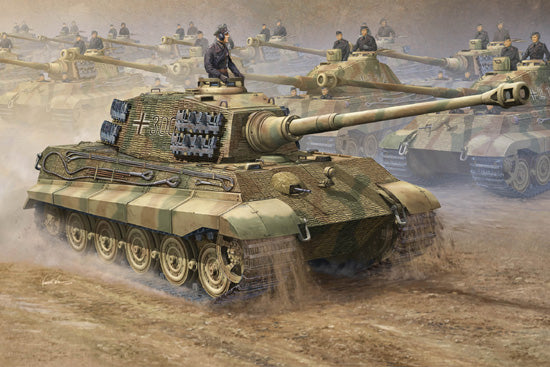 Trumpeter Scale Models 910 1/16 German Sd.Kfz.182 King Tiger with Henschel Turret & Porsche Turret 2 in 1 Model Kit