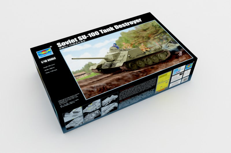 Trumpeter Scale Models 915 1/16 Soviet SU-100 Tank Destroyer Model Kit