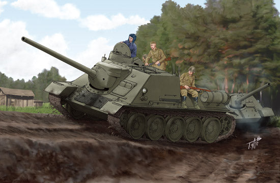 Trumpeter Scale Models 915 1/16 Soviet SU-100 Tank Destroyer Model Kit
