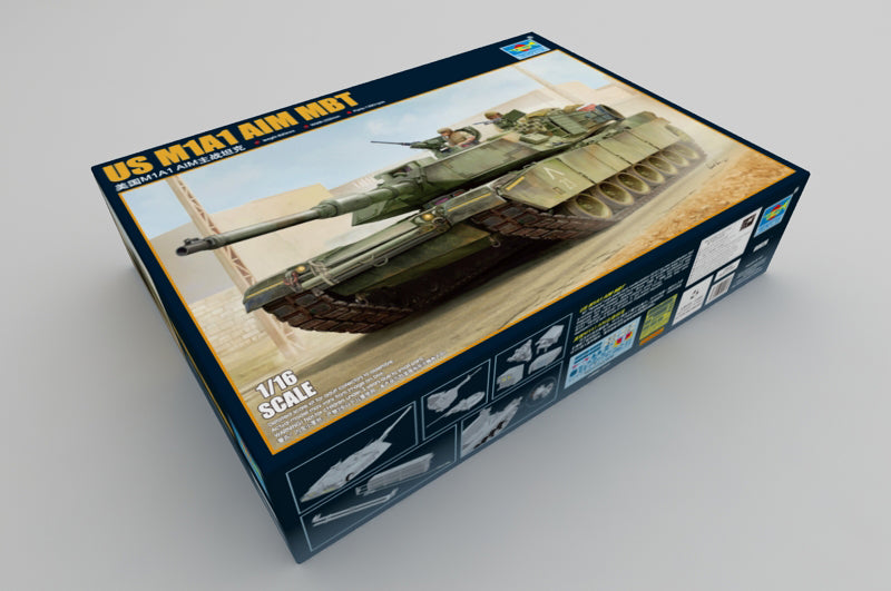 Trumpeter Scale Models 926 1/16 UA M1A1 AIM Tank Model Kit