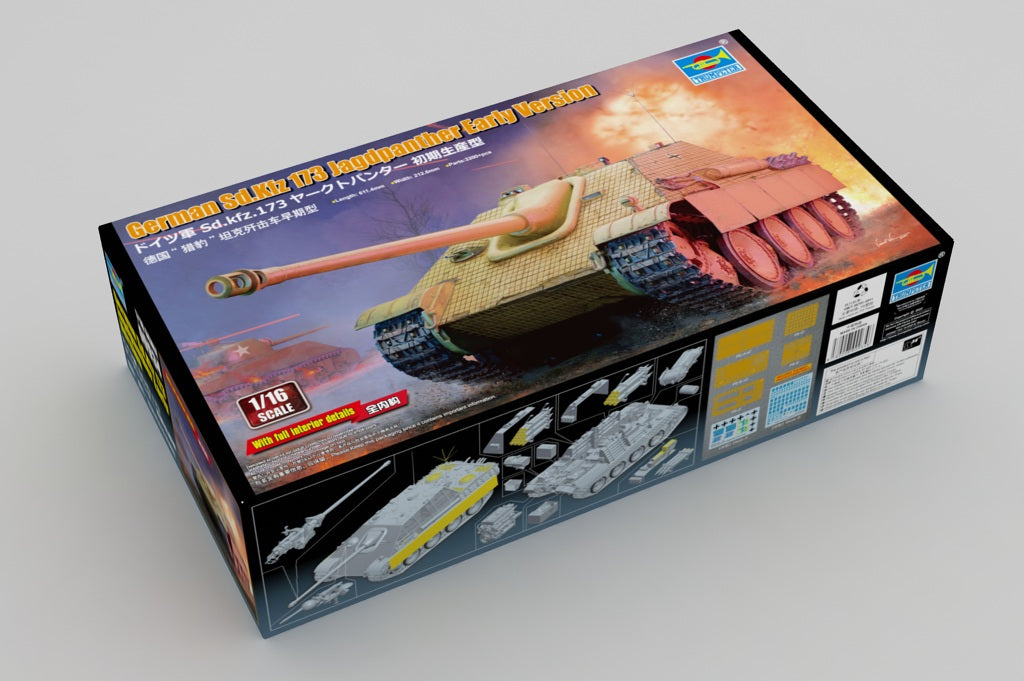Trumpeter Scale Models 934 1/16 German Sd.Kfz 173 Jagdpanther Early Ver. Model Kit