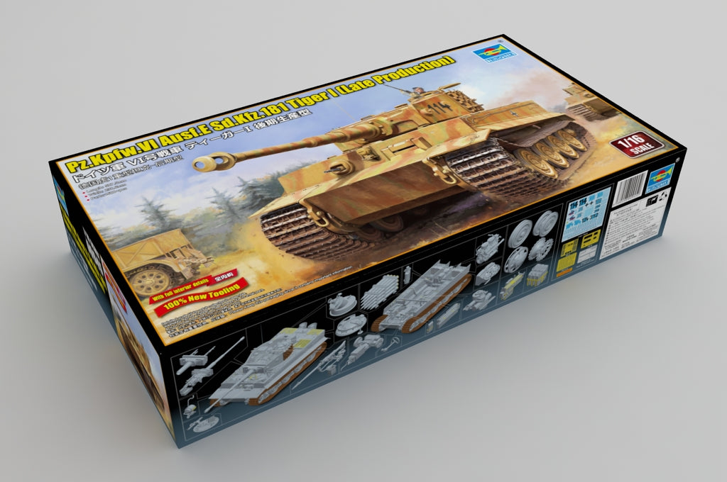 Trumpeter Scale Models 945 1/16 German Pz.Kpfw.VI Ausf.E Sd.Kfz. 181 Tiger I Late Prod. with Full Interior Model Tank Kit