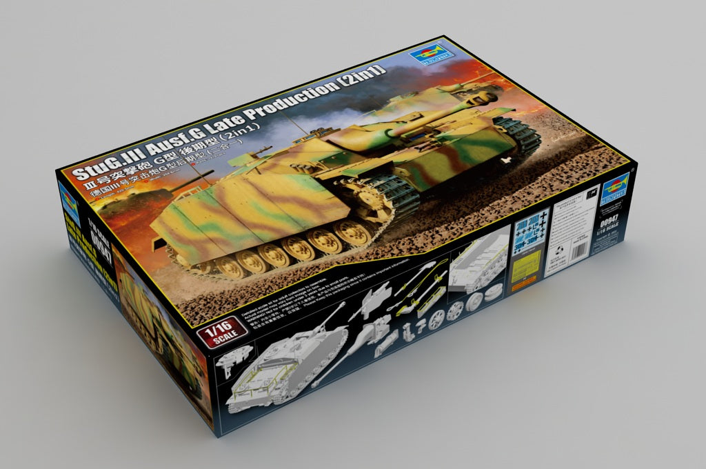 Trumpeter Scale Models 947 1/16 German StuG.III Ausf.G Late Production Model Tank Kit