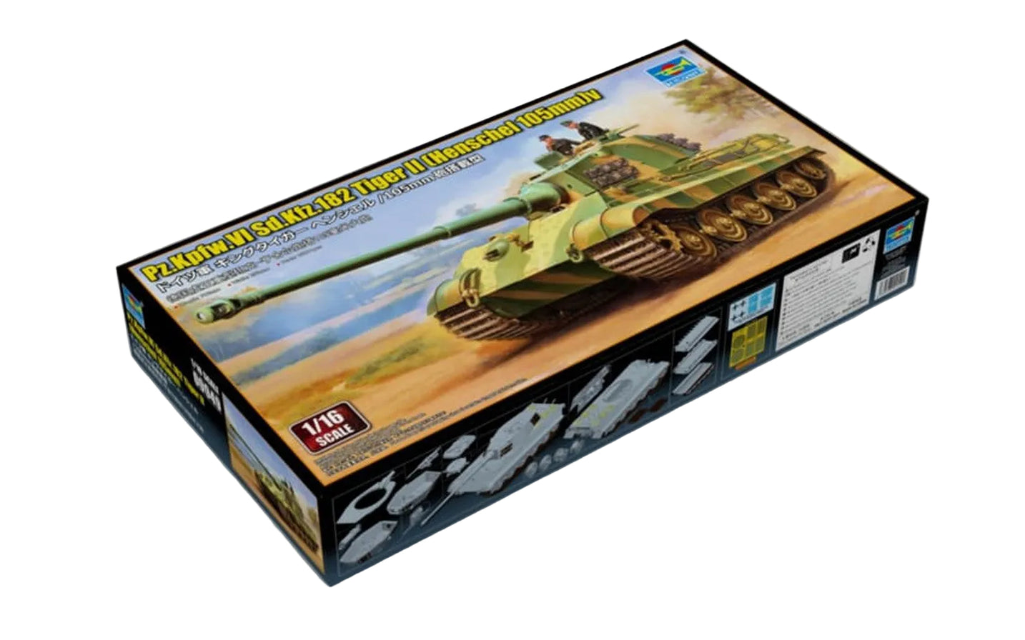 Trumpeter Scale Models 949 1/16 German Tiger King Heavy Tank Henschel ...