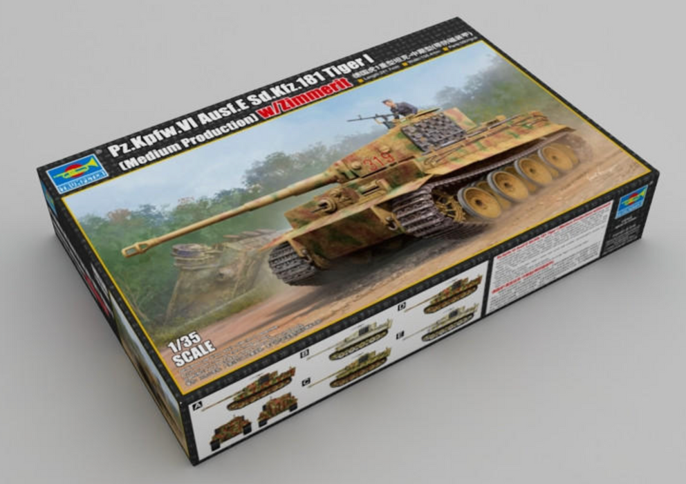 Trumpeter Scale Models 9539 1/35 Pz.Kpfw.Vi Ausf.E Tiger I Model Tank Kit