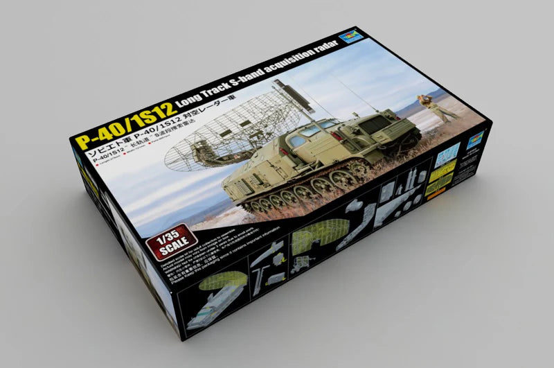 Trumpeter Scale Models 9569 1/35 P40 1S12 Long Track S-Band Acq Rad Model Kit