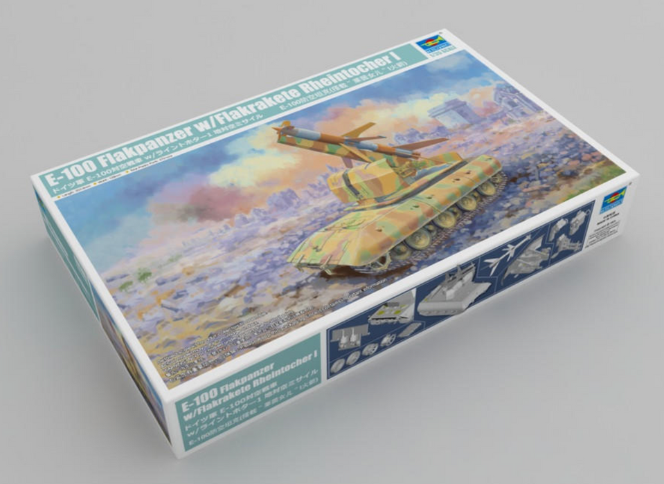 Trumpeter Scale Models 9586 1/35 E100 Flakpanzer with Rheintocher I Model Kit
