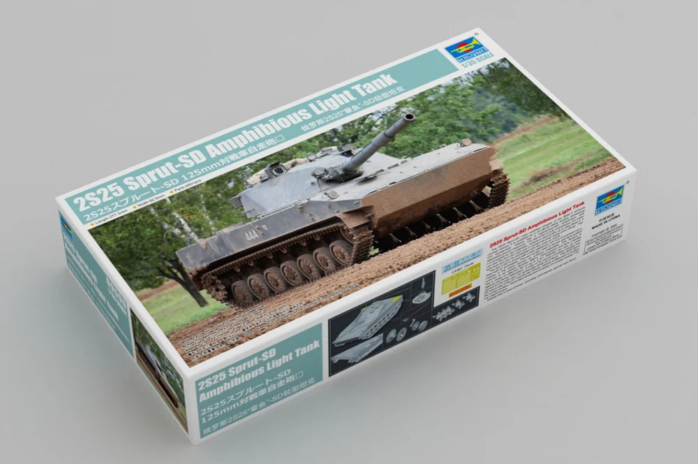 Trumpeter Scale Models 9599 1/35 2S25 Sprut-SD Amphibious Light Tank Model Kit