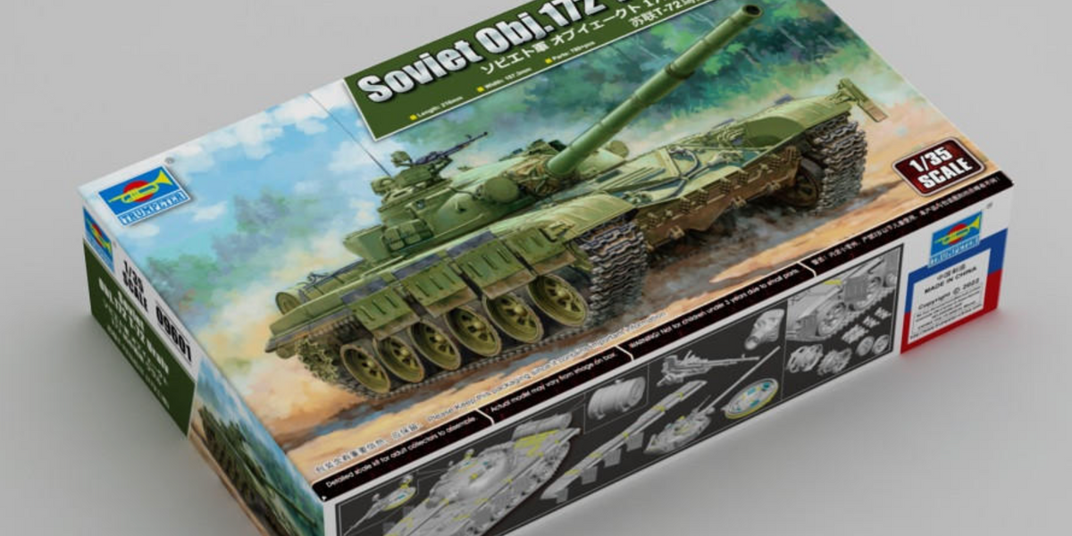 Trumpeter Scale Models 9601 1/35 Soviet Object 172 T72 Ural Tank Model ...
