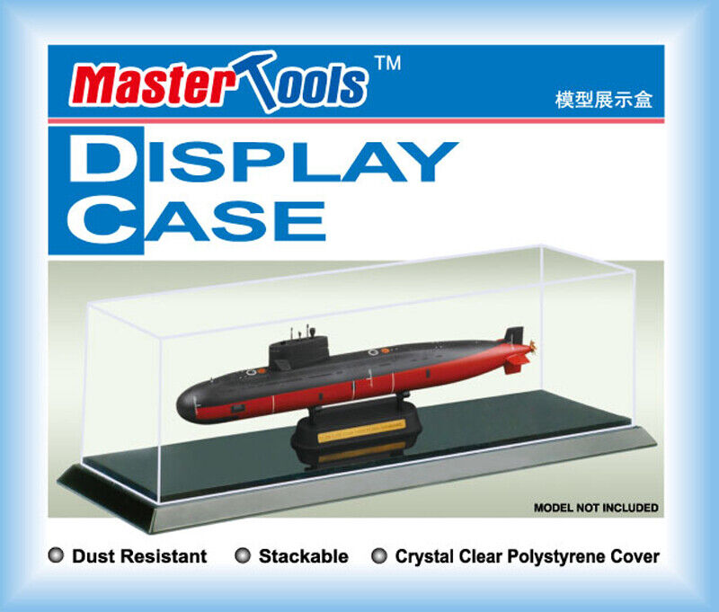 Trumpeter Scale Models 9802 Display Case with Black Base (257x66x82mm)