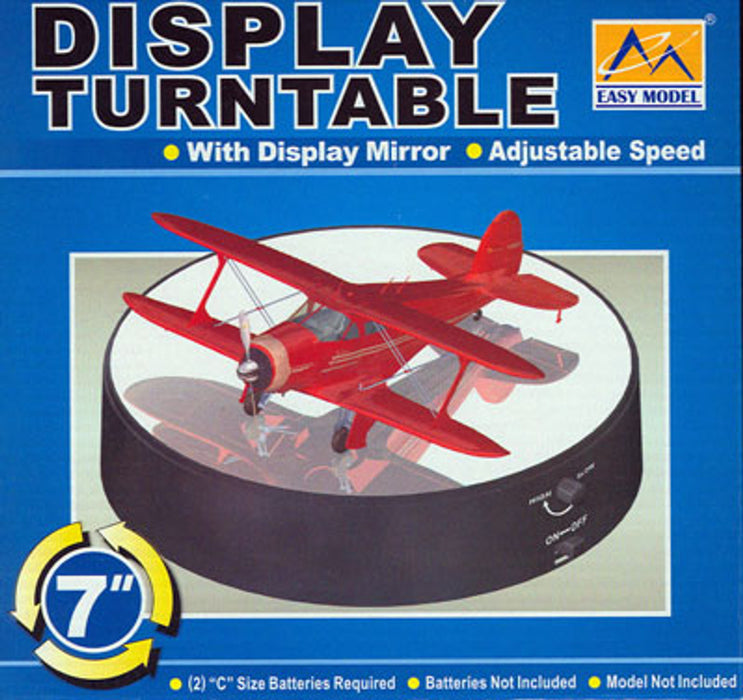 Trumpeter Scale Models 9835 7" Diameter Turntable Display with Mirror Base