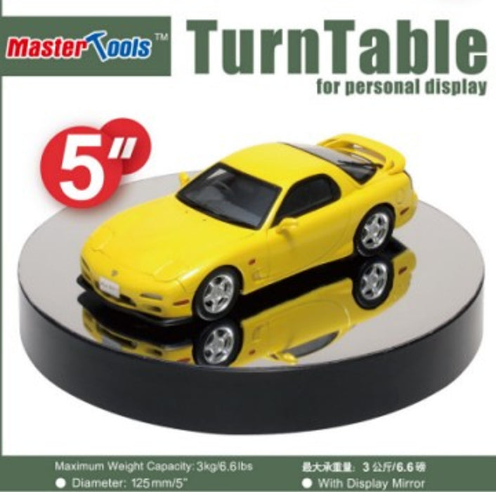 Trumpeter Scale Models 9836 5" Diameter Turntable Display with Mirror Base