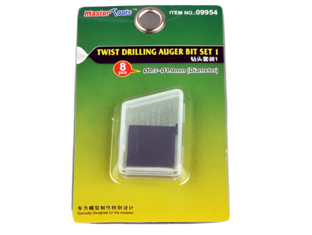 Trumpeter Scale Models 9954 Twist Drilling Auger Bit Set 1