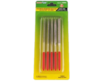 Trumpeter Scale Models 9965 Assorted Diamond Files (Set of 5)