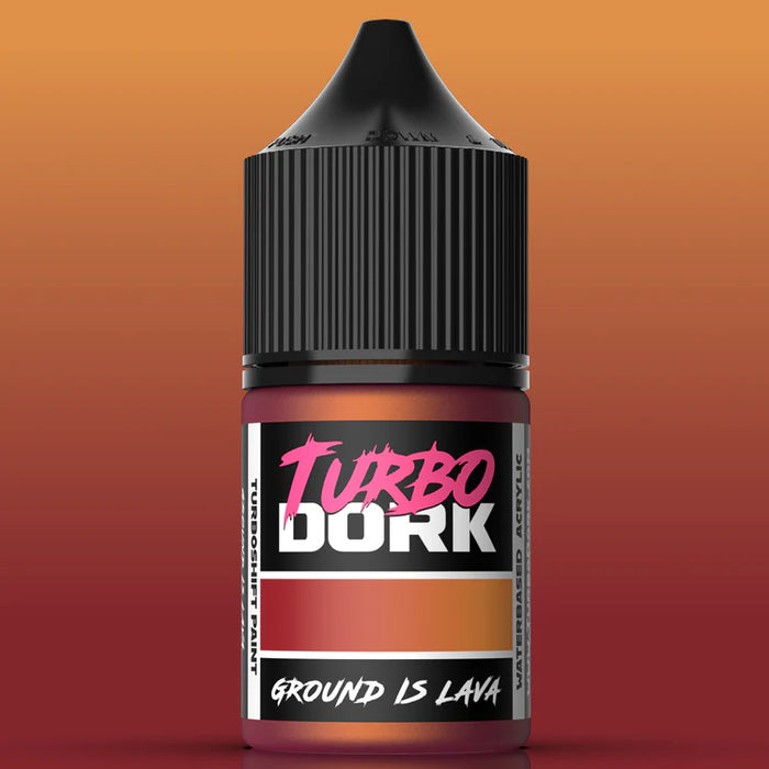 Turbo Dork 15397 Ground Is Lava Turboshift Acrylic Paint 22ml Bottle