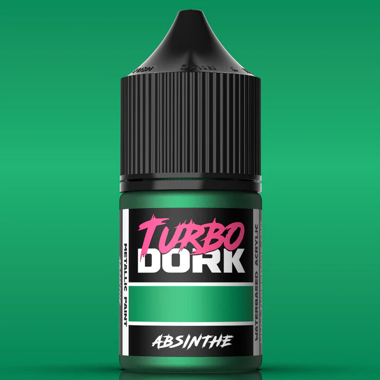 Turbo Dork 25076 Absinthe Metallic Acrylic Paint 22ml Bottle