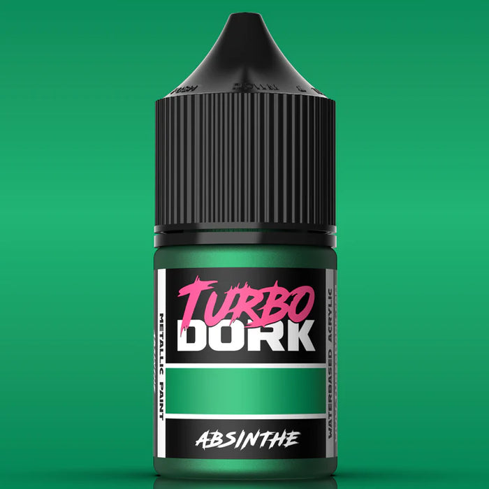 Turbo Dork 25076 Absinthe Metallic Acrylic Paint 22ml Bottle