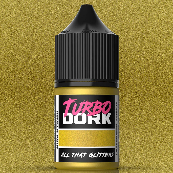 Turbo Dork 25090 All That Glitters Metallic Acrylic Paint 22ml Bottle