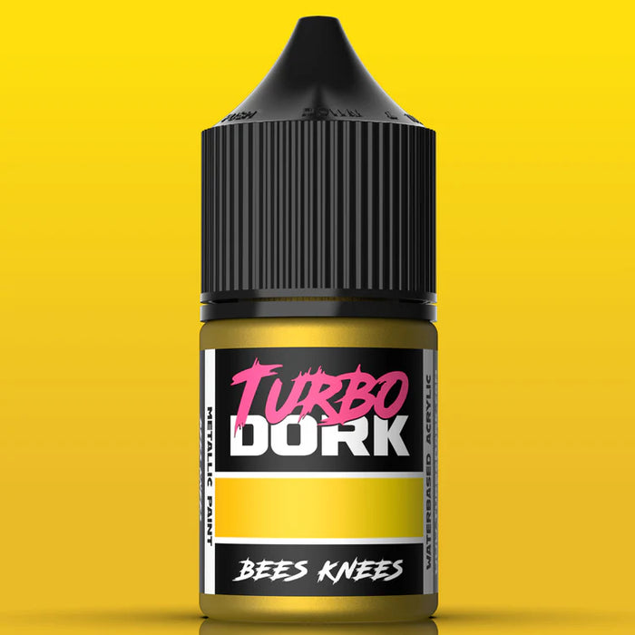 Turbo Dork 25113 Bees Knees Metallic Acrylic Paint 22ml Bottle